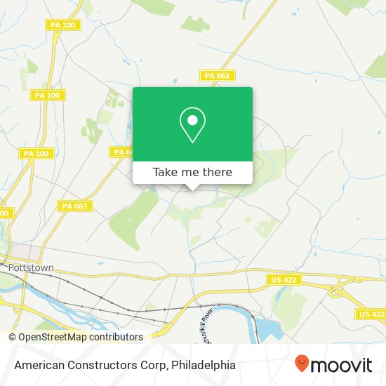 American Constructors Corp map