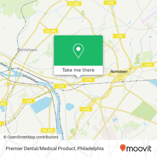 Premier Dental/Medical Product map