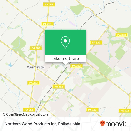 Northern Wood Products Inc map