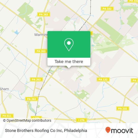 Stone Brothers Roofing Co Inc map