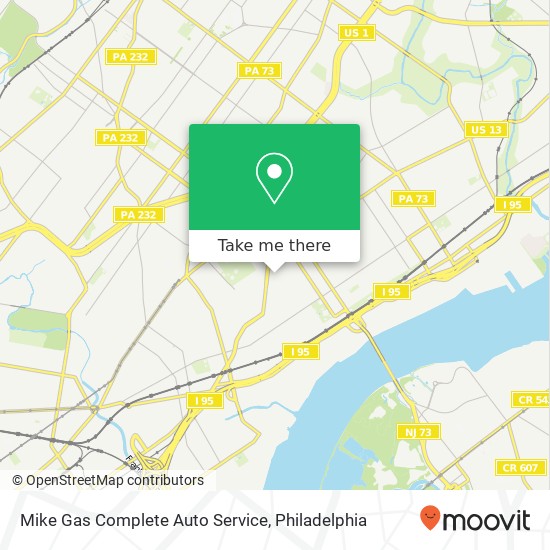 Mike Gas Complete Auto Service map