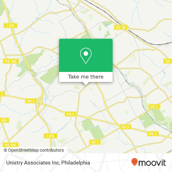 Mapa de Unistry Associates Inc
