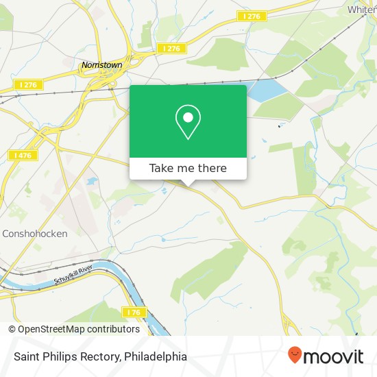 Saint Philips Rectory map