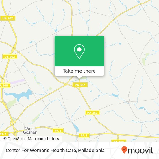 Mapa de Center For Women's Health Care