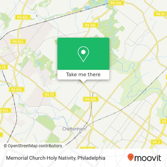 Mapa de Memorial Church-Holy Nativity