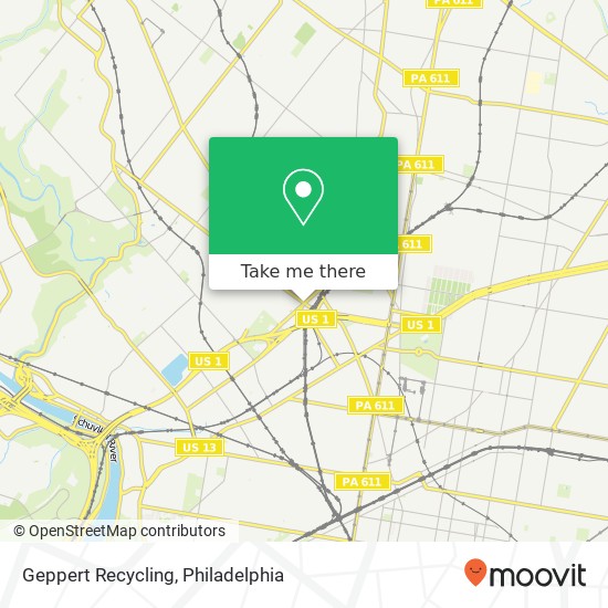 Geppert Recycling map