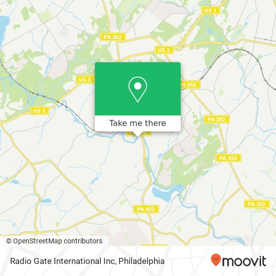 Mapa de Radio Gate International Inc