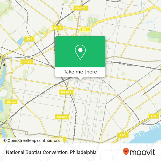 Mapa de National Baptist Convention