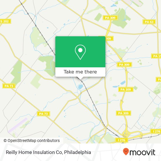 Reilly Home Insulation Co map
