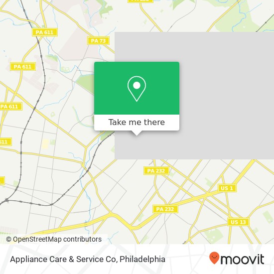 Mapa de Appliance Care & Service Co