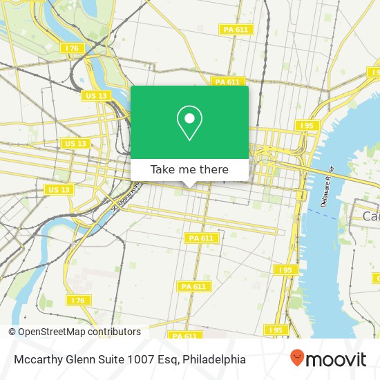 Mccarthy Glenn Suite 1007 Esq map