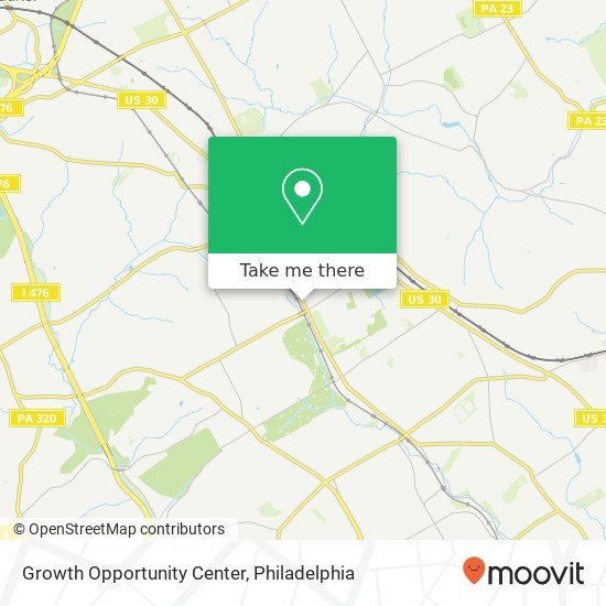 Mapa de Growth Opportunity Center