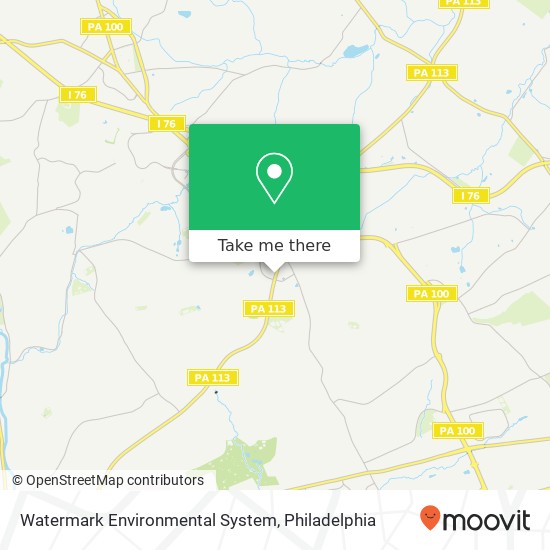 Watermark Environmental System map