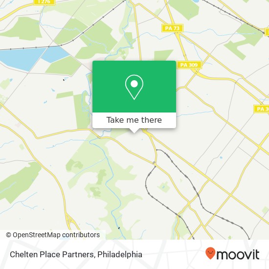 Chelten Place Partners map