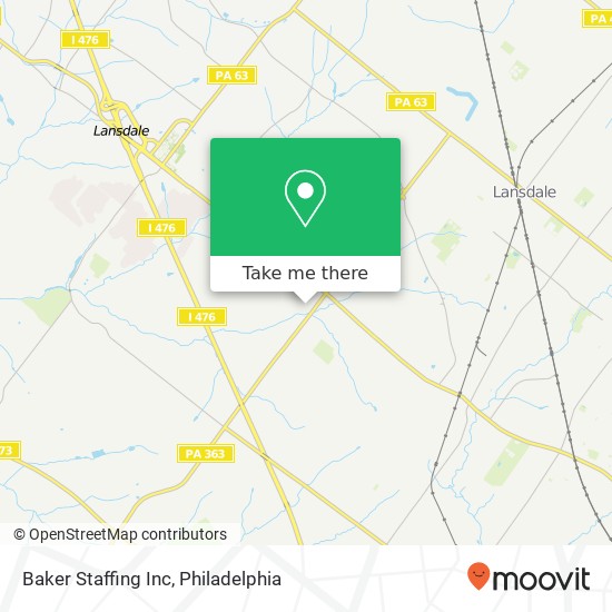 Baker Staffing Inc map