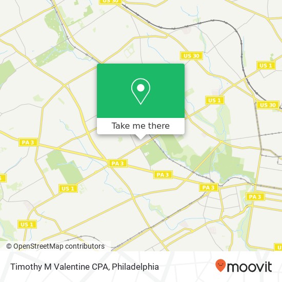 Timothy M Valentine CPA map