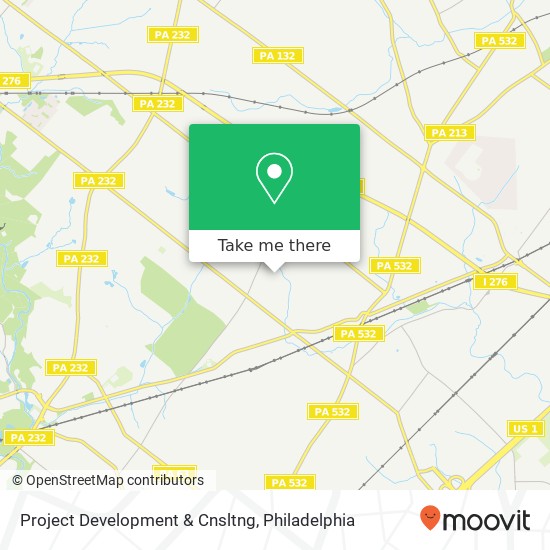 Project Development & Cnsltng map