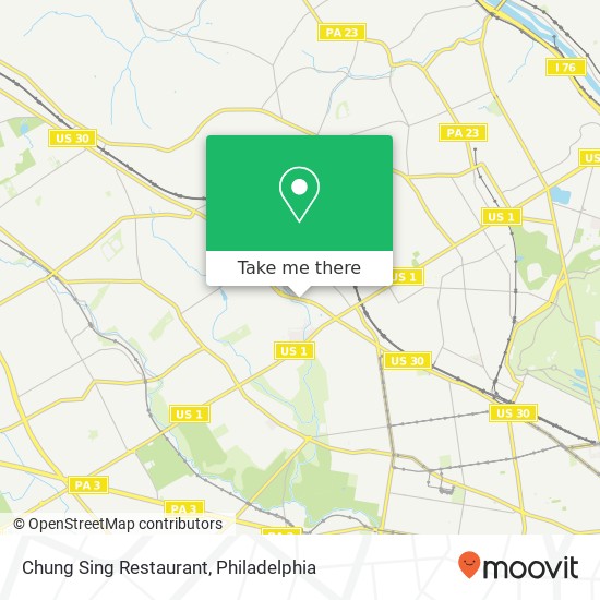 Mapa de Chung Sing Restaurant