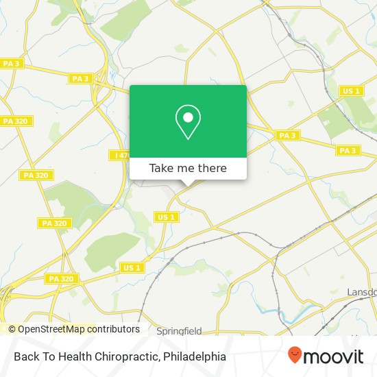 Back To Health Chiropractic map