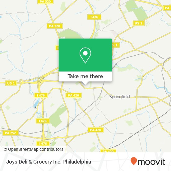 Mapa de Joys Deli & Grocery Inc