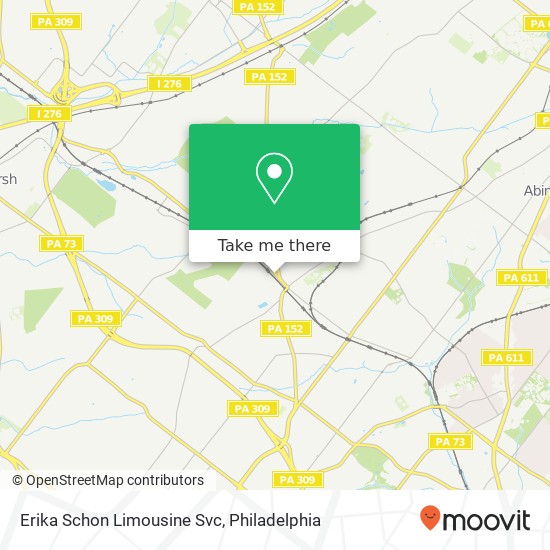 Erika Schon Limousine Svc map