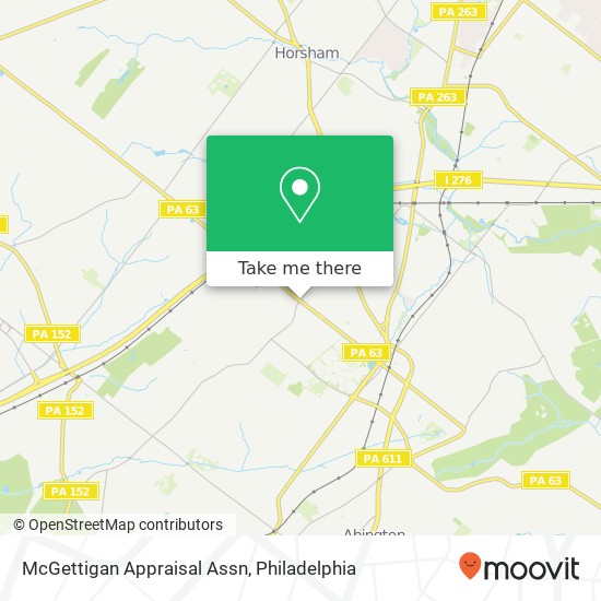 Mapa de McGettigan Appraisal Assn