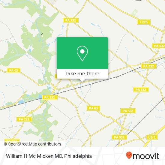 William H Mc Micken MD map