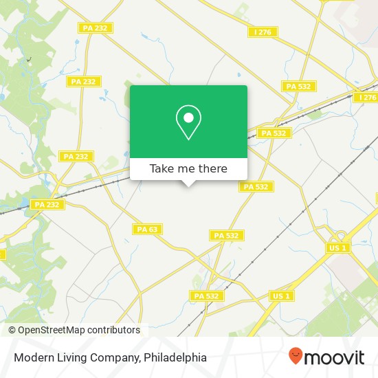 Modern Living Company map