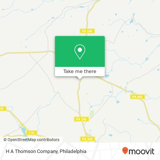 Mapa de H A Thomson Company
