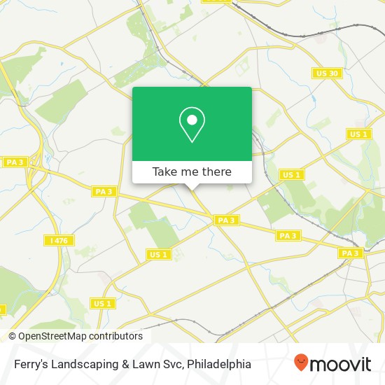 Ferry's Landscaping & Lawn Svc map