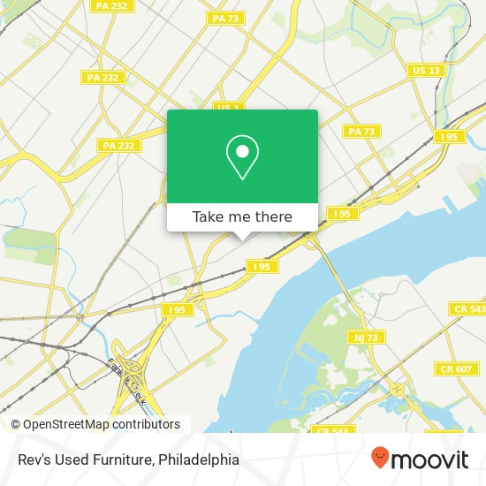 Mapa de Rev's Used Furniture