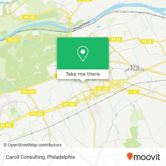 Caroll Consulting map