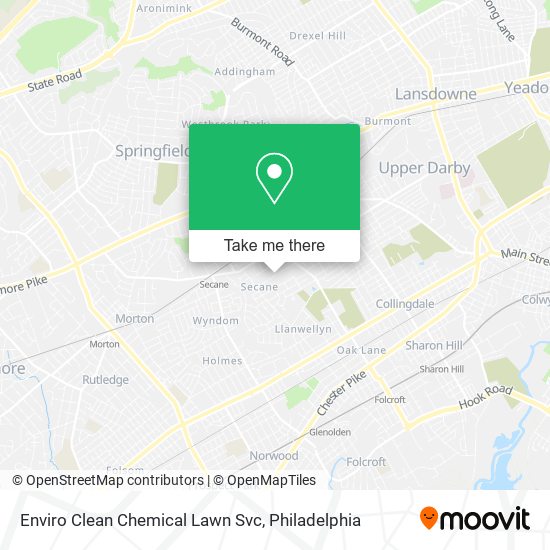 Enviro Clean Chemical Lawn Svc map