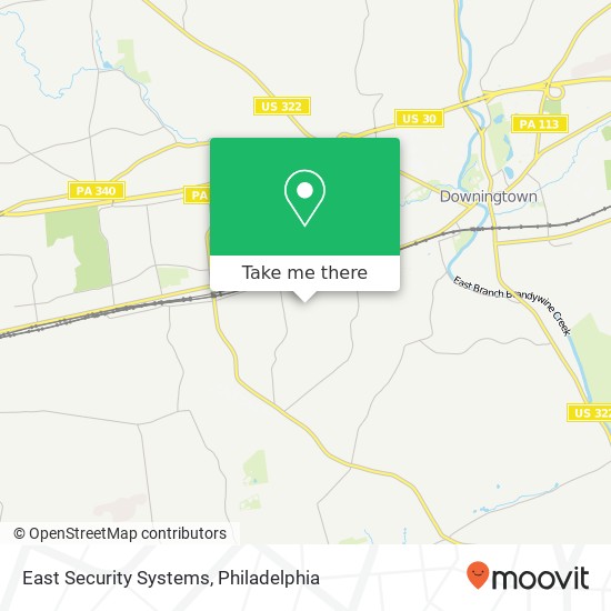 East Security Systems map