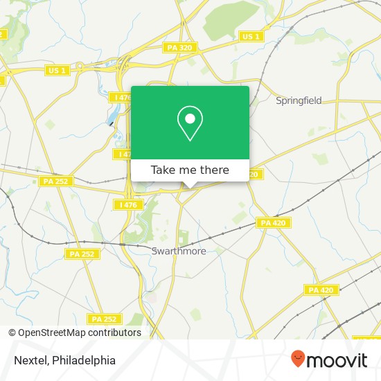 Nextel map