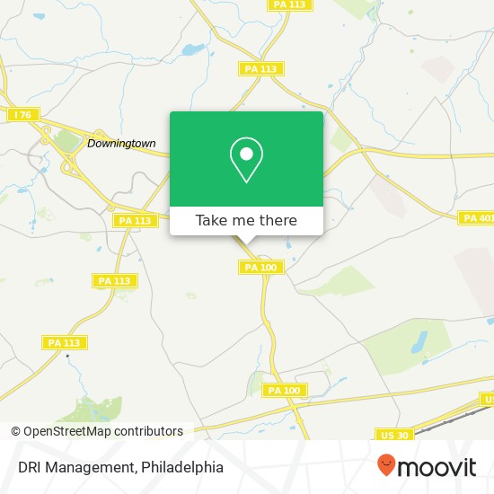 DRI Management map