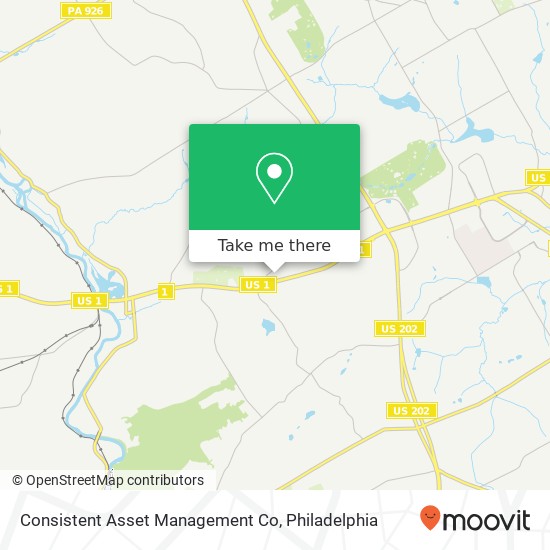 Mapa de Consistent Asset Management Co