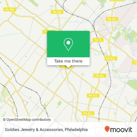 Mapa de Goldies Jewelry & Accessories