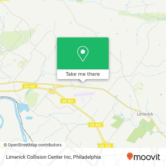 Limerick Collision Center Inc map