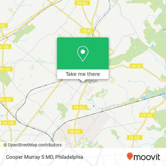 Cooper Murray S MD map