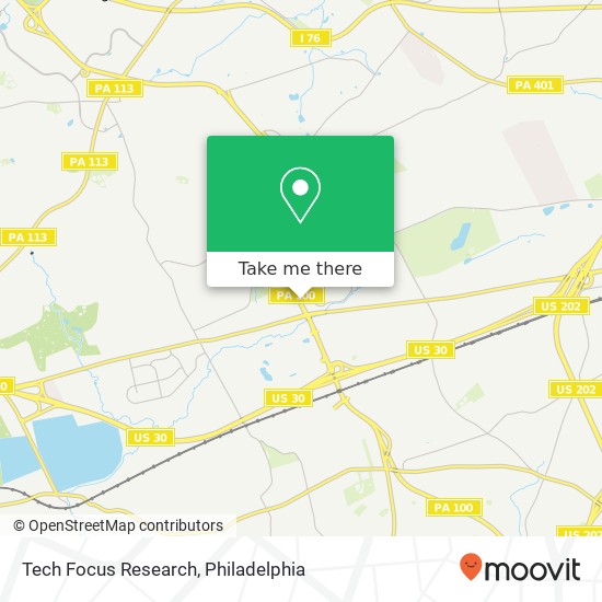 Mapa de Tech Focus Research