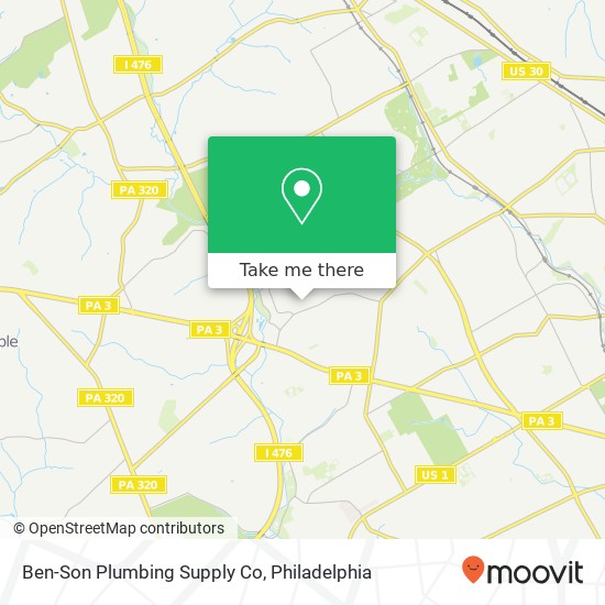 Mapa de Ben-Son Plumbing Supply Co