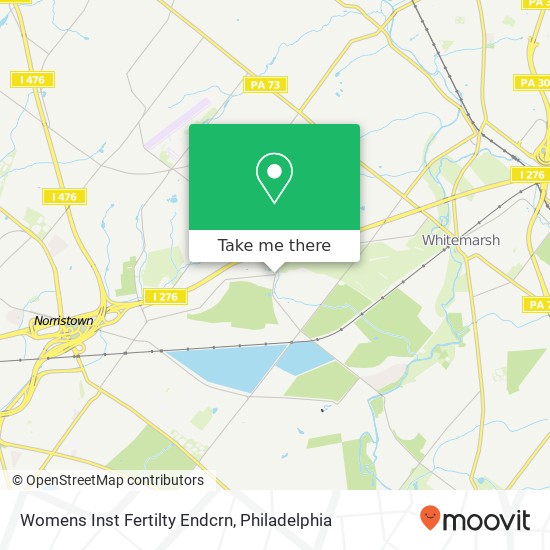 Womens Inst Fertilty Endcrn map