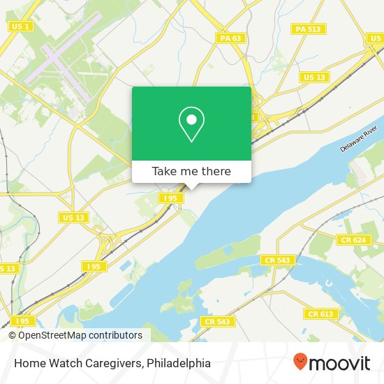 Mapa de Home Watch Caregivers