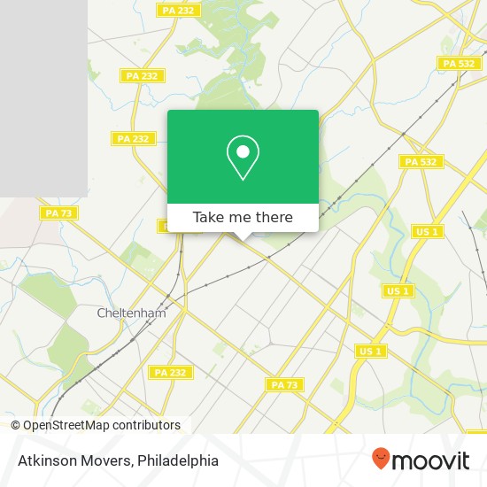 Atkinson Movers map