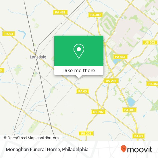 Monaghan Funeral Home map