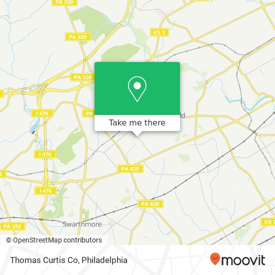 Mapa de Thomas Curtis Co