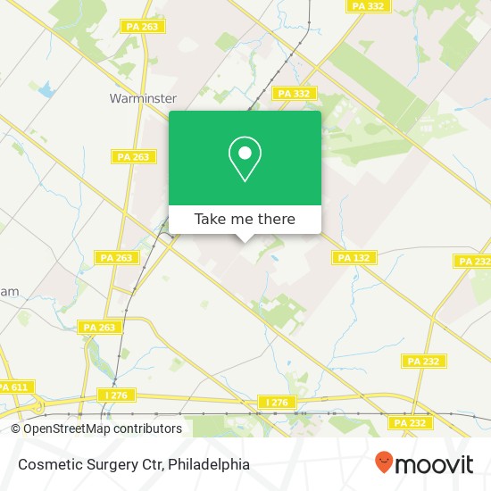 Cosmetic Surgery Ctr map