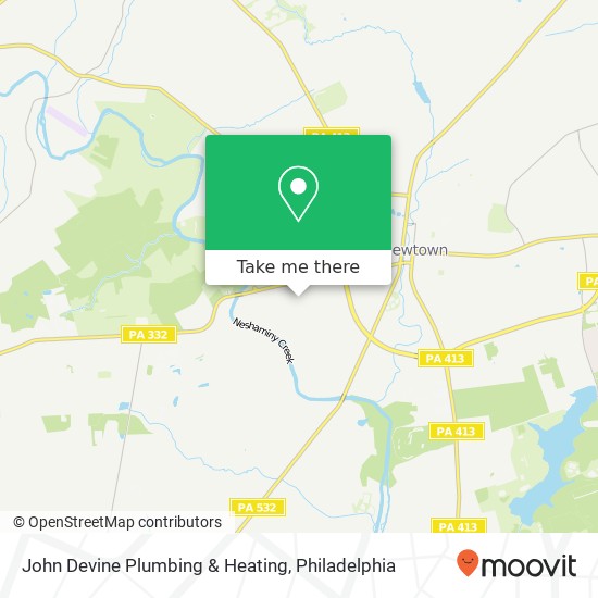 Mapa de John Devine Plumbing & Heating