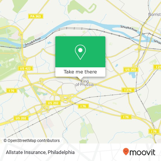 Allstate Insurance map